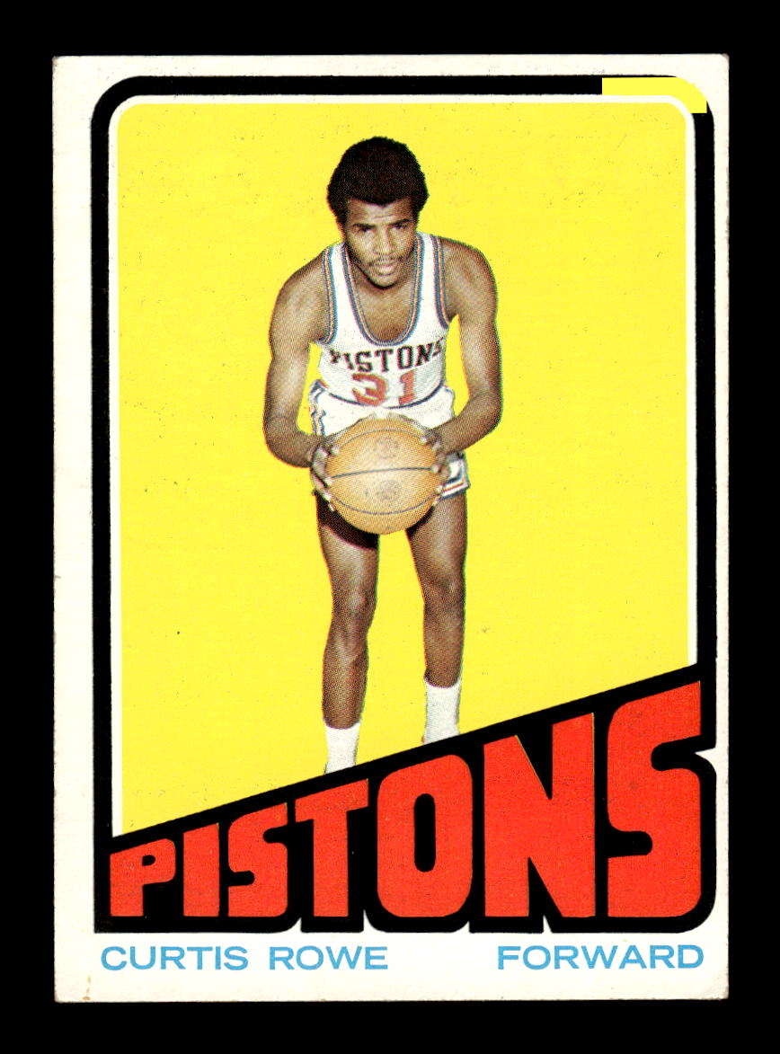 1972-73 Topps #24 Curtis Rowe Detroit Pistons Poor HOF10011343