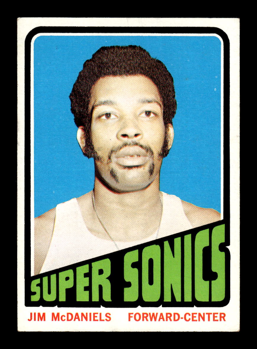 1972-73 Topps #137 Jim McDaniels Seattle SuperSonics Poor HOF10011350
