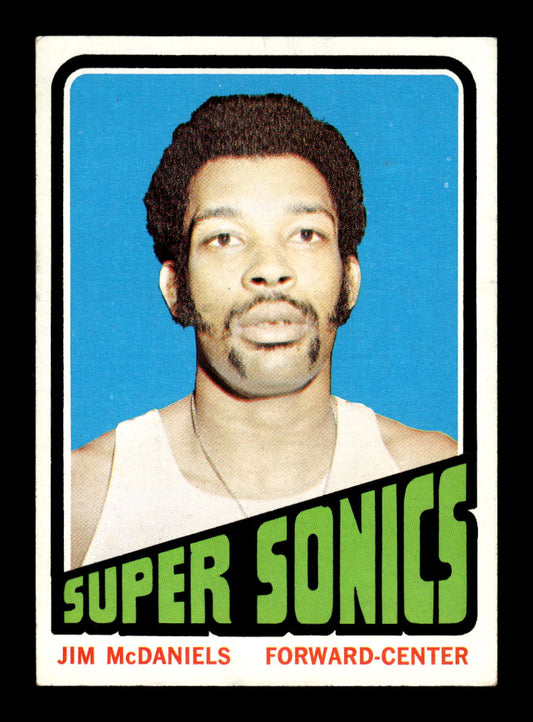 1972-73 Topps #137 Jim McDaniels Seattle SuperSonics Poor HOF10011350