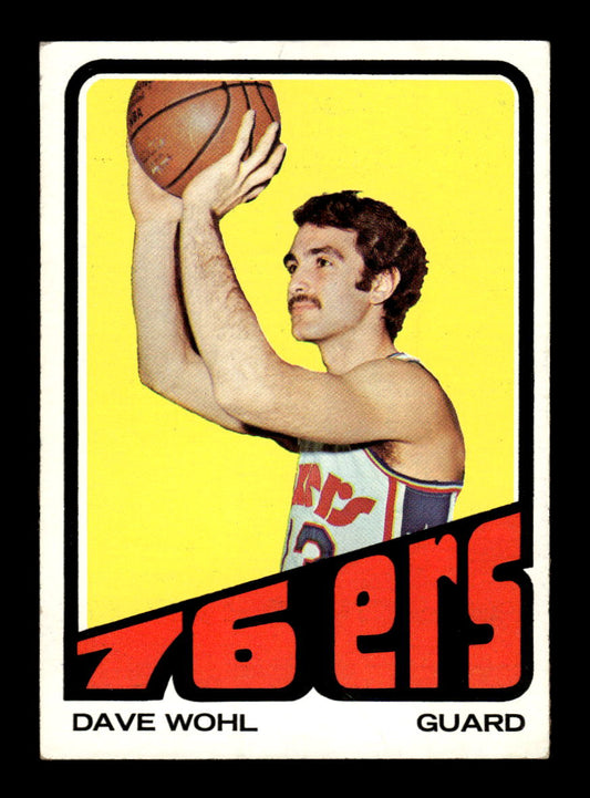 1972-73 Topps #99 Dave Wohl Philadelphia 76ers Poor HOF10011354