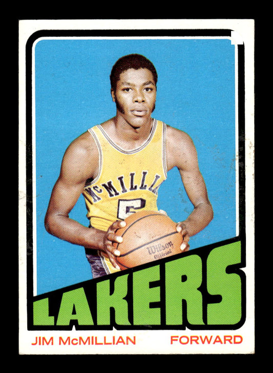 1972-73 Topps #89 Jim McMillian Los Angeles Lakers EXMT HOF10011372