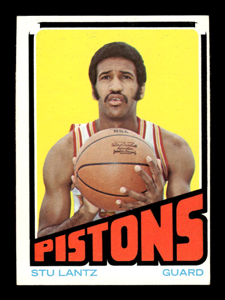 1972-73 Topps #16 Stu Lantz Detroit Pistons EXMT HOF10011378