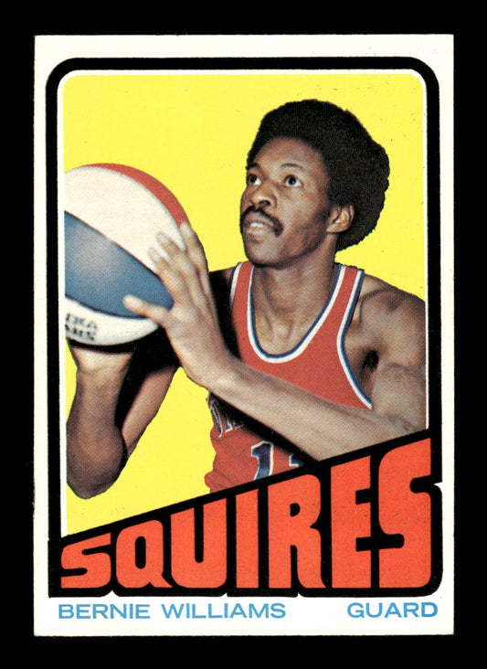 1972-73 Topps #186 Bernie Williams Virginia Squires EXMT HOF10011381