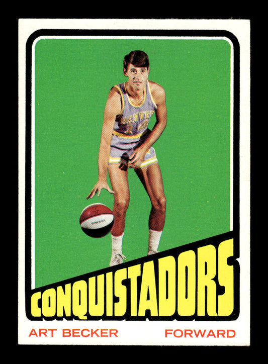 1972-73 Topps #178 Art Becker San Diego Conquistadors EXMT HOF10011387