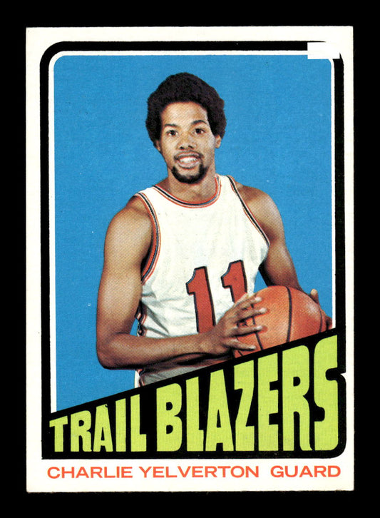 1972-73 Topps #133 Charlie Yelverton Portland Trail Blazers EXMT HOF10011392