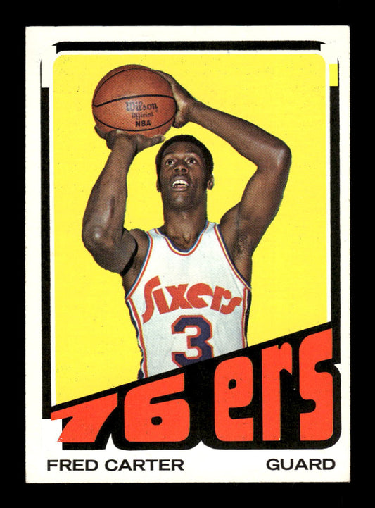 1972-73 Topps #29 Fred Carter Philadelphia 76ers EXMT HOF10011400