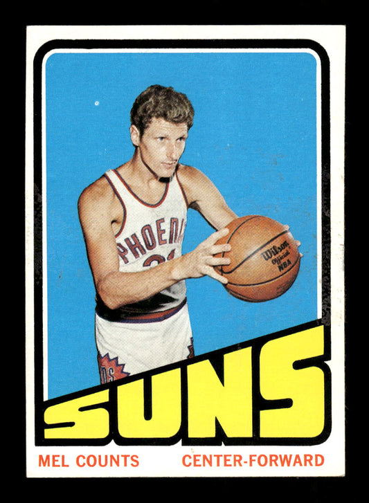 1972-73 Topps #67 Mel Counts Phoenix Suns EXMT HOF10011414