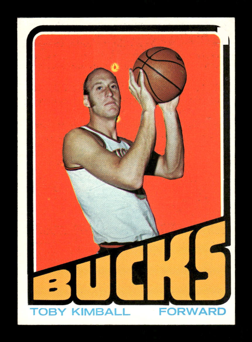 1972-73 Topps #68 Toby Kimball Milwaukee Bucks EXMT HOF10011415