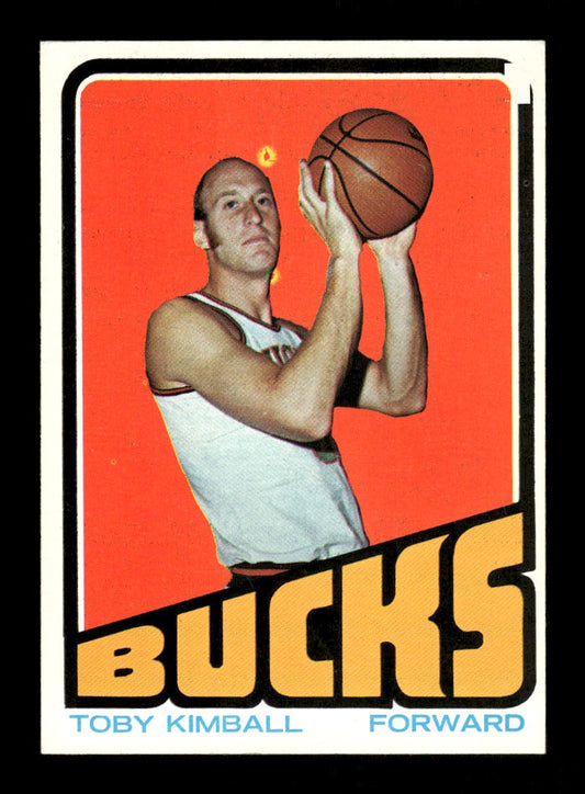 1972-73 Topps #68 Toby Kimball Milwaukee Bucks EXMT HOF10011415