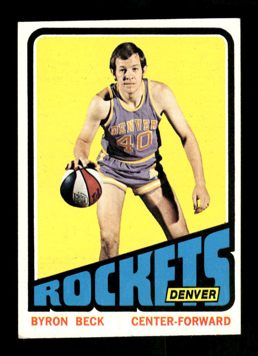 1972-73 Topps #187 Byron Beck Denver Rockets EXMT HOF10011431