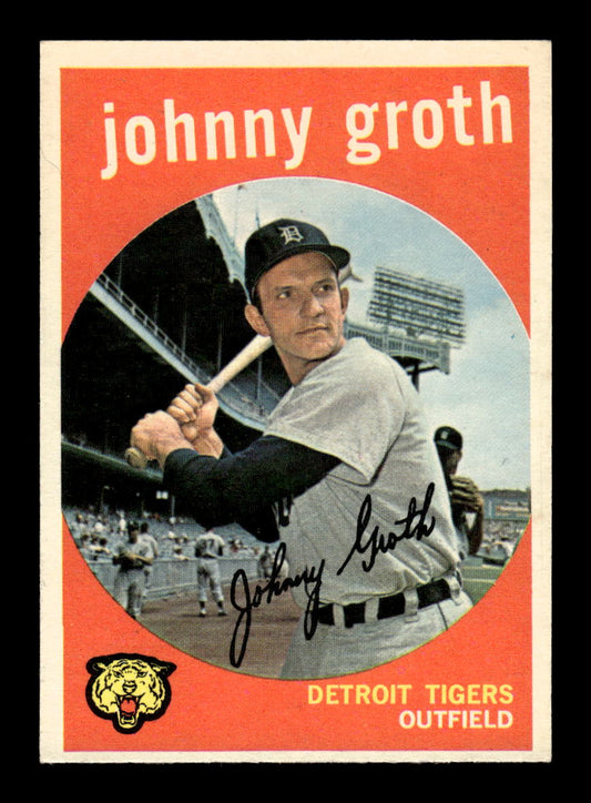 1959 Topps #164 Johnny Groth Detroit Tigers NMT HOF10011449