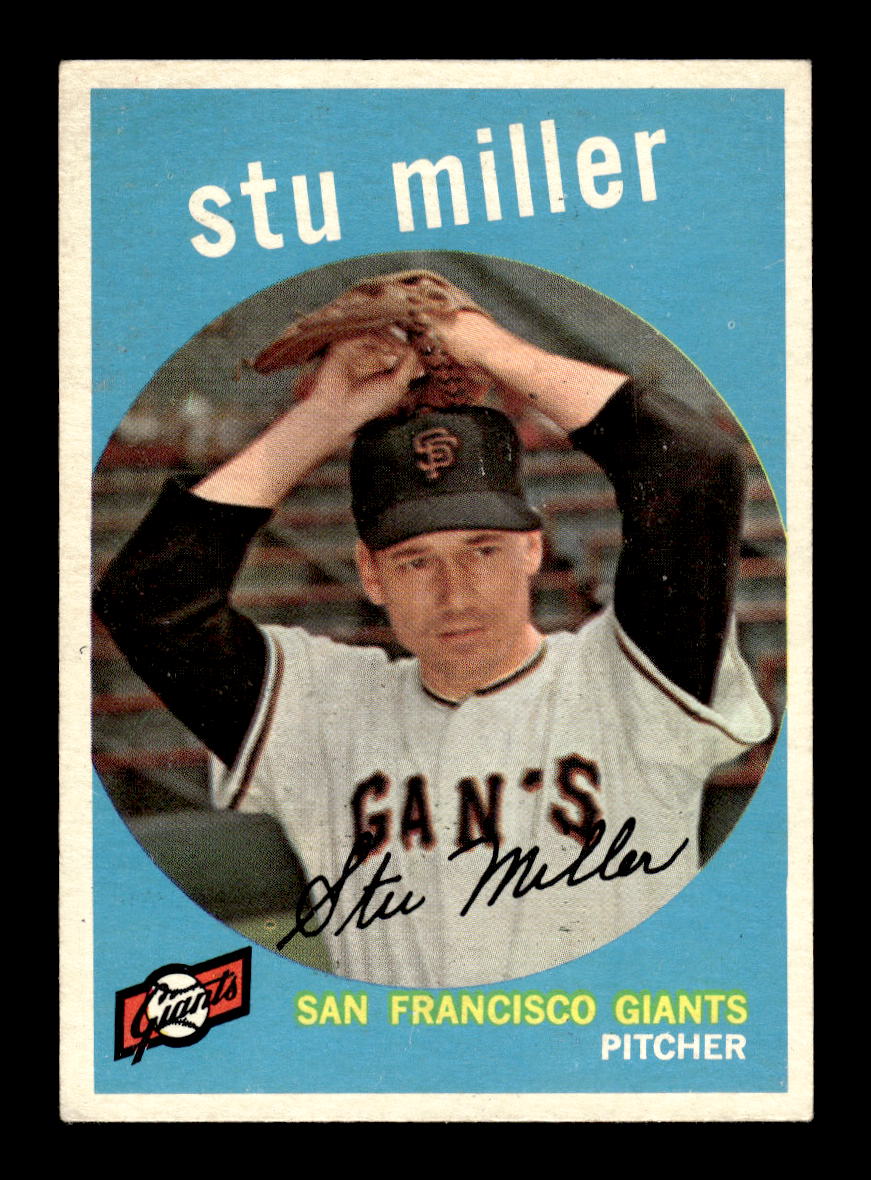 1959 Topps #183 Stu Miller San Francisco Giants NMT HOF10011453