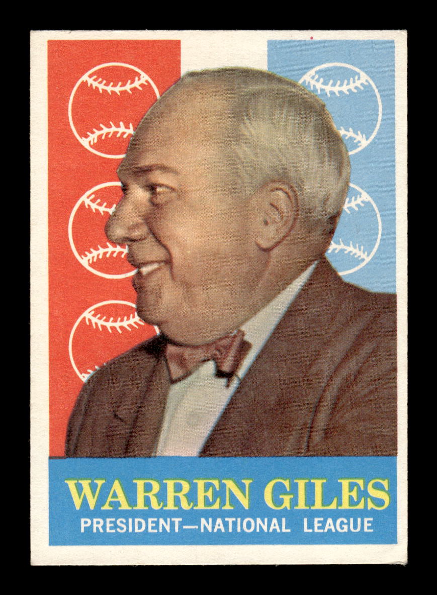 1959 Topps #200a Warren Giles NMT HOF10011456