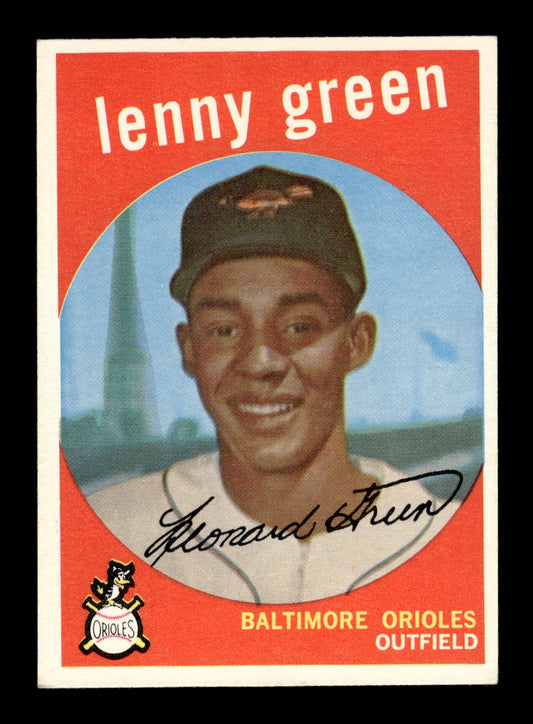 1959 Topps #209a Lenny Green Baltimore Orioles NMT HOF10011458