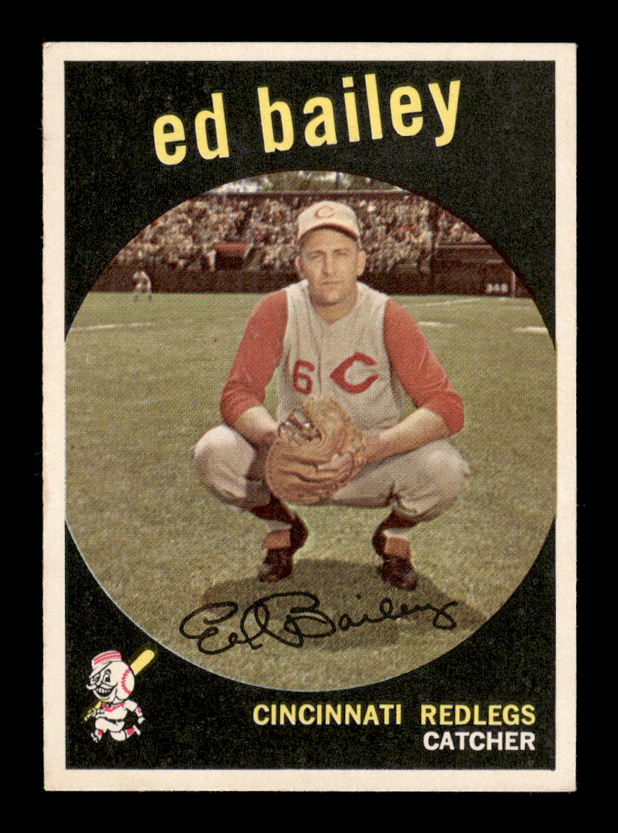 1959 Topps #210a Ed Bailey Cincinnati Redlegs NMT HOF10011459