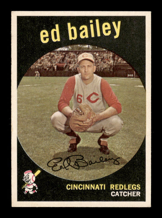 1959 Topps #210a Ed Bailey Cincinnati Redlegs NMT HOF10011459