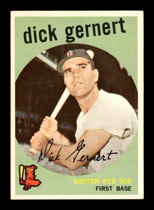 1959 Topps #13 Dick Gernert Boston Red Sox NMT HOF10011467