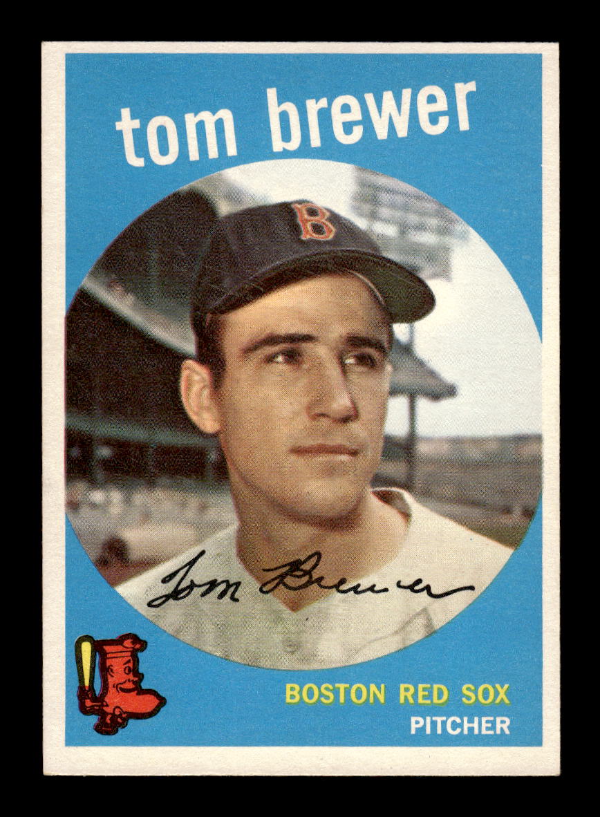 1959 Topps #55 Tom Brewer Boston Red Sox NMT HOF10011478