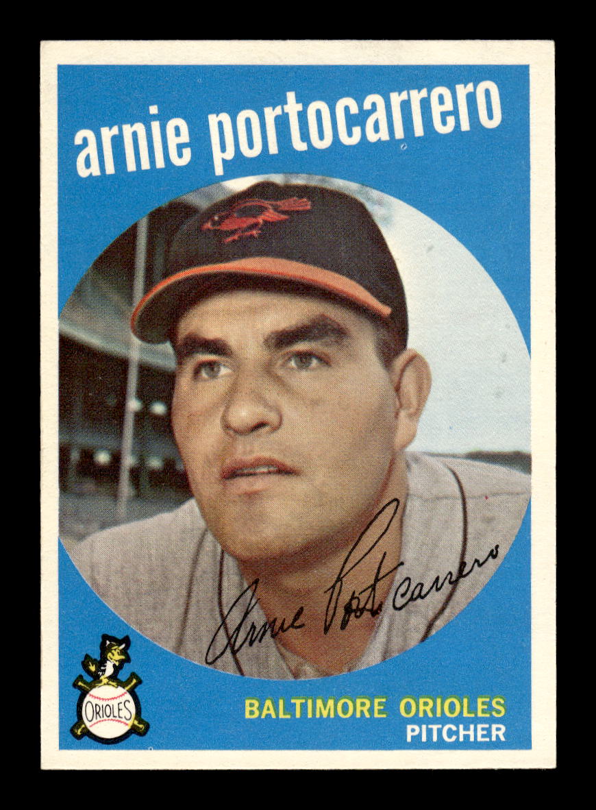 1959 Topps #98 Arnie Portocarrero Baltimore Orioles NMT HOF10011482