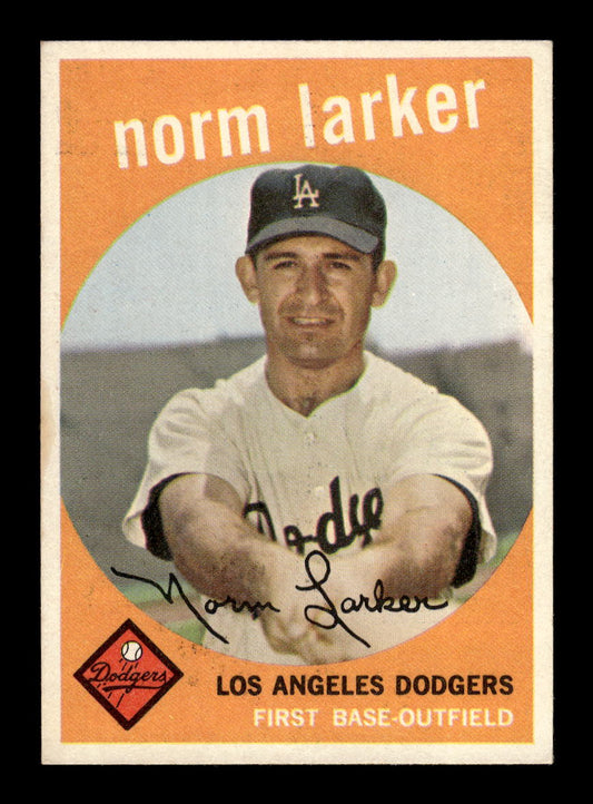 1959 Topps #107 Norm Larker Los Angeles Dodgers NMT HOF10011483