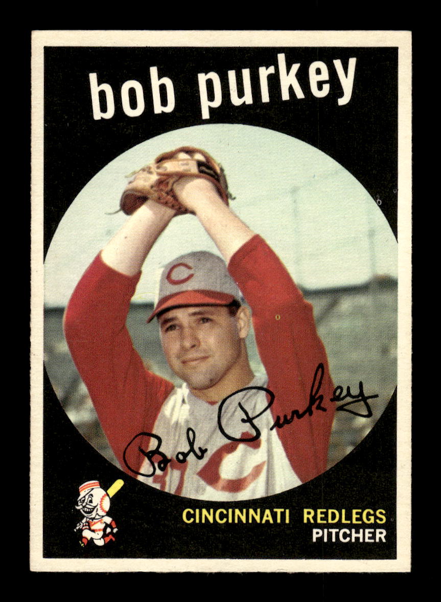 1959 Topps #506 Bob Purkey Cincinnati Redlegs NMT HOF10011485