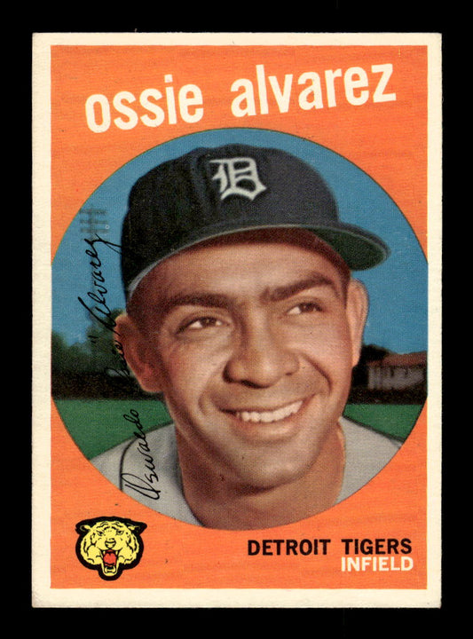 1959 Topps #504 Ossie Alvarez Detroit Tigers NMT HOF10011486