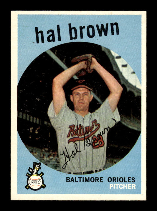 1959 Topps #487 Hal Brown Baltimore Orioles NMT HOF10011493