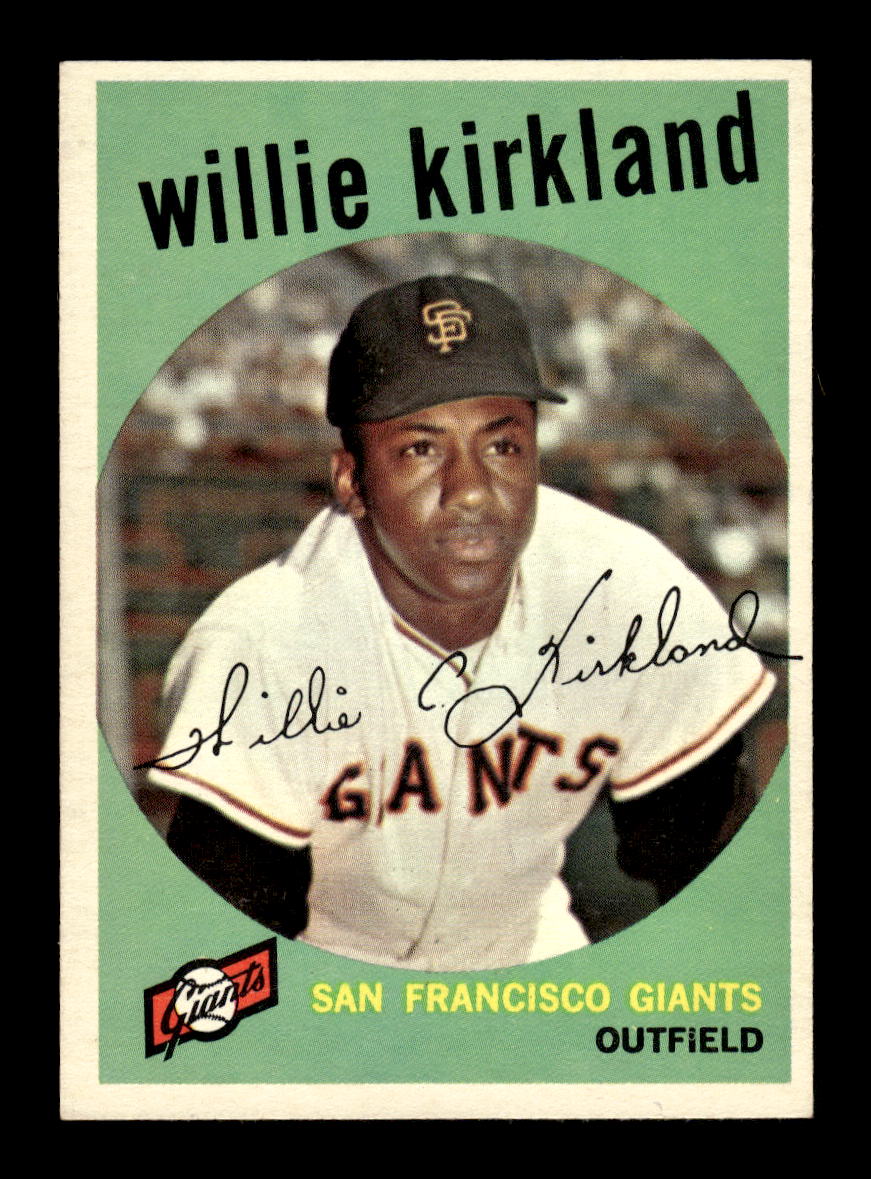 1959 Topps #484 Willie Kirkland San Francisco Giants NMT HOF10011494