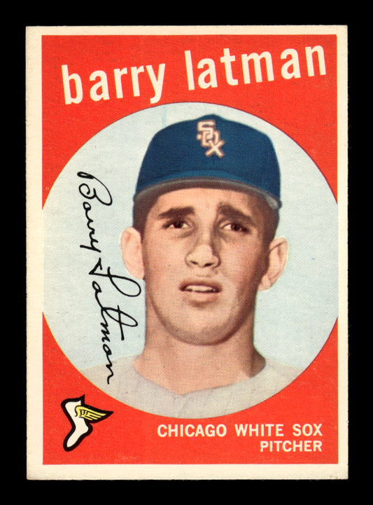 1959 Topps #477 Barry Latman Chicago White Sox NMT HOF10011495