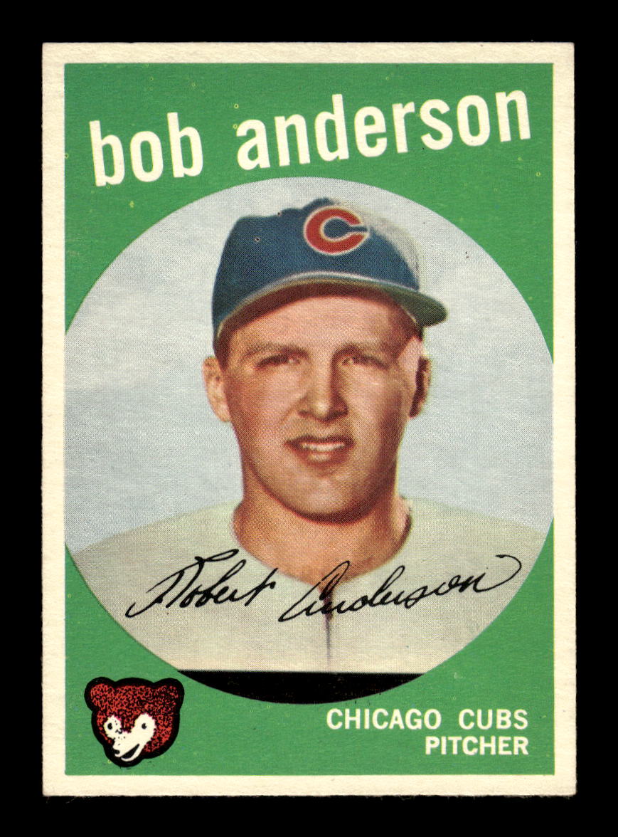 1959 Topps #447 Bob Anderson Chicago Cubs NMT HOF10011499