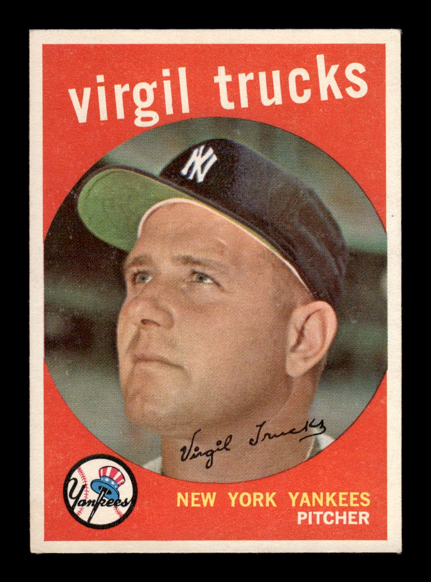 1959 Topps #417 Virgil Trucks New York Yankees NMT HOF10011501