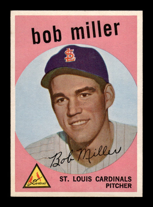 1959 Topps #379 Bob Miller St. Louis Cardinals NMT HOF10011504