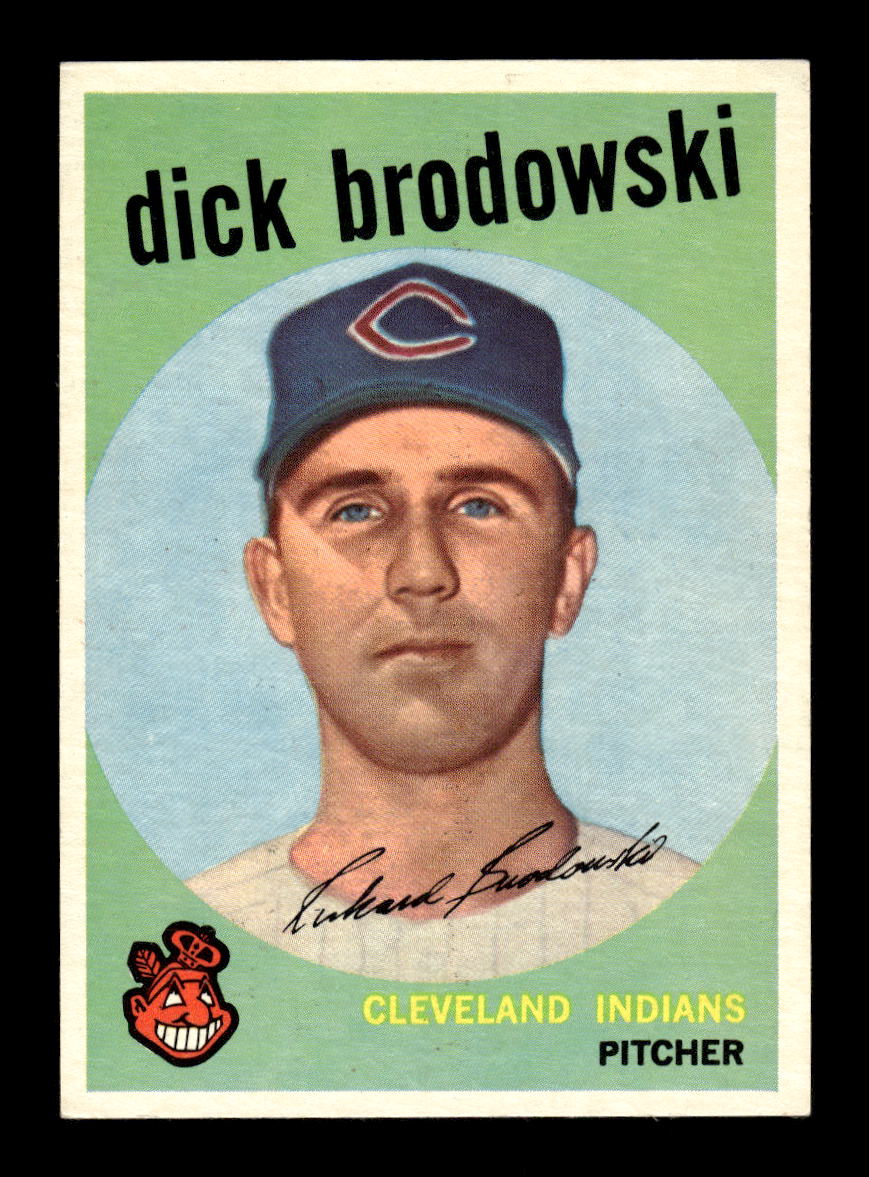 1959 Topps #371 Dick Brodowski Cleveland Indians NMT HOF10011505
