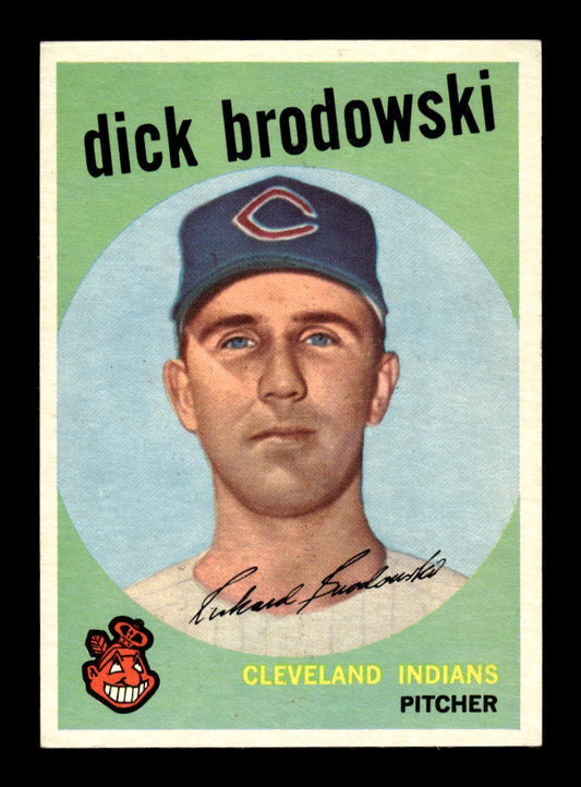1959 Topps #371 Dick Brodowski Cleveland Indians NMT HOF10011505