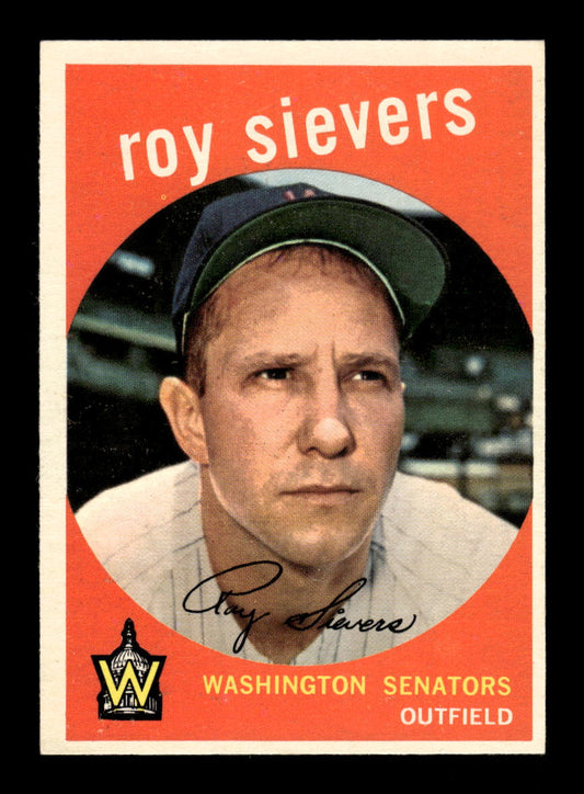 1959 Topps #340 Roy Sievers Washington Senators NMT HOF10011508