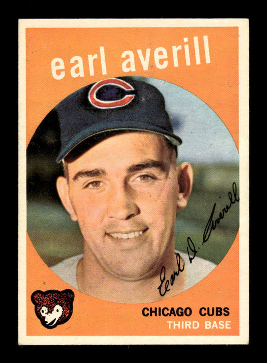 1959 Topps #301 Earl Averill Chicago Cubs NMT HOF10011513