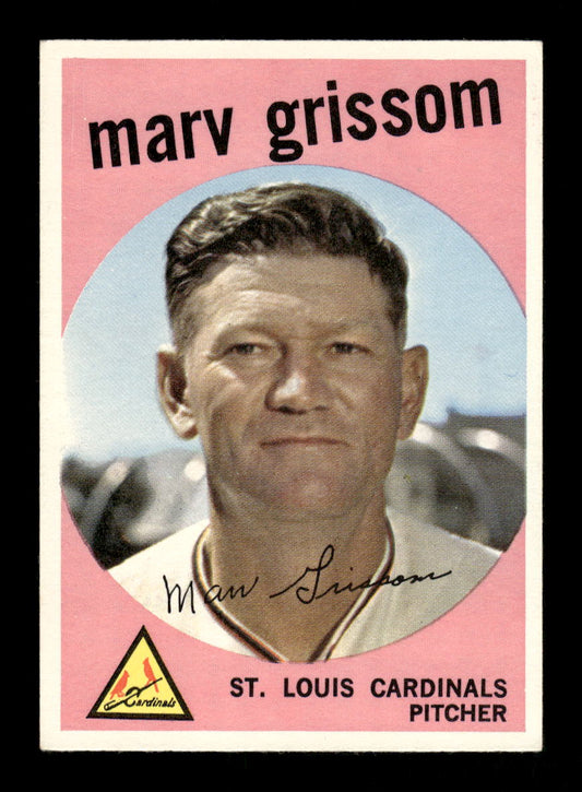 1959 Topps #243b Marv Grissom St. Louis Cardinals NMT HOF10011520