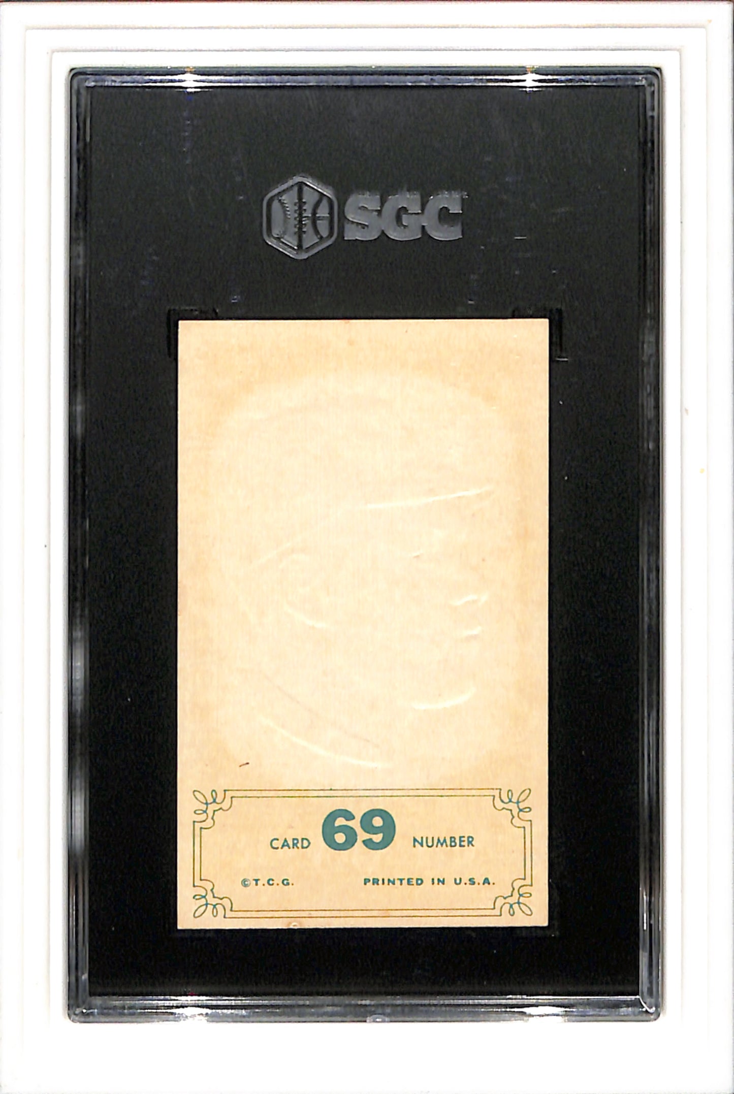 1965 Topps Embossed #69 Bob Gibson SGC 5 SN 4967248