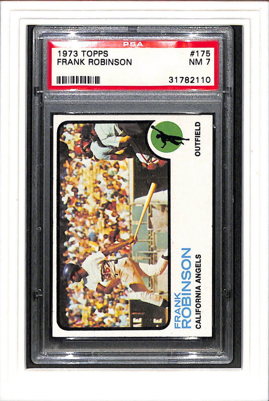 1973 Topps #175 Frank Robinson PSA 7 SN 31782110