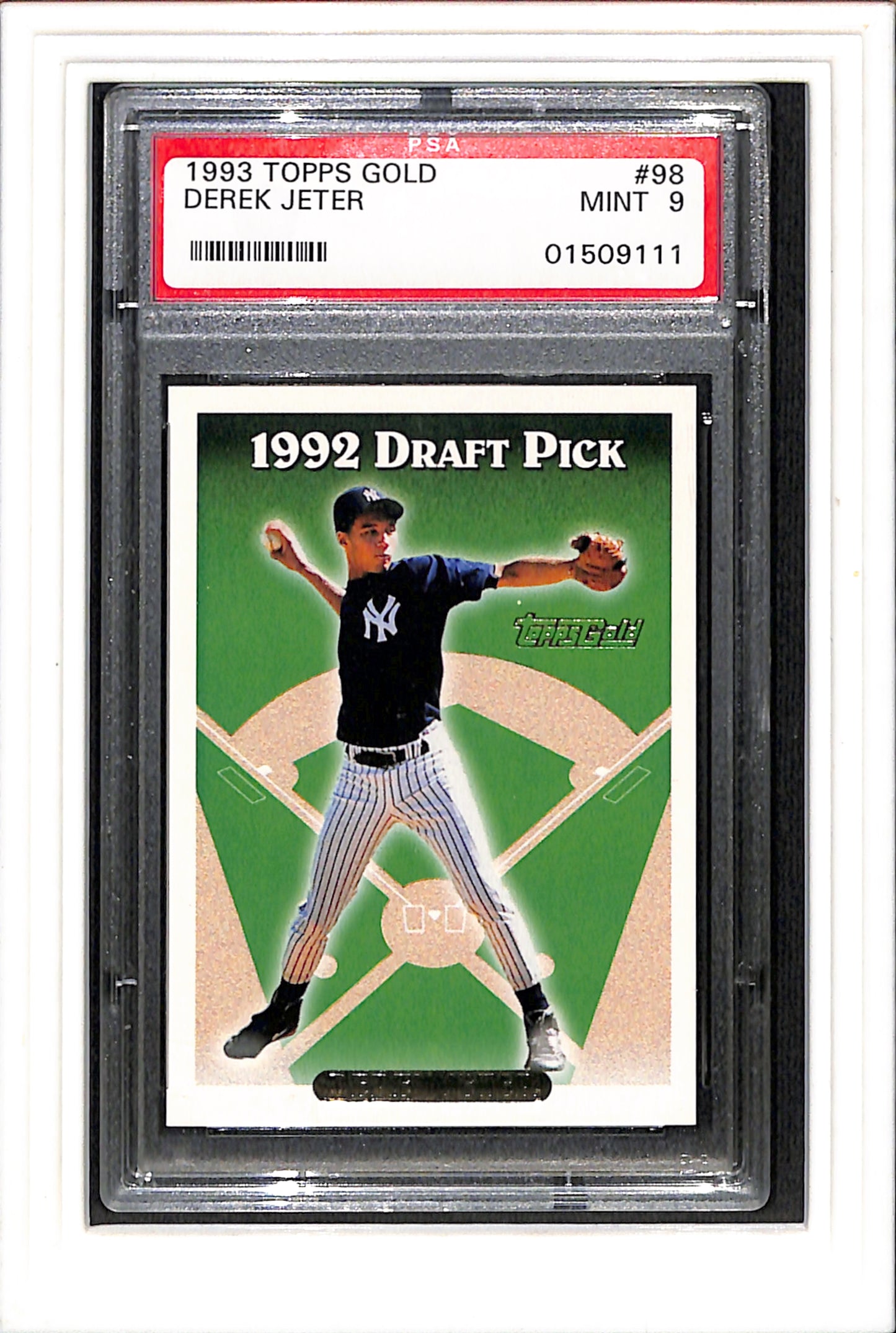 1993 Topps Gold #98 Derek Jeter PSA 9 SN 01509111
