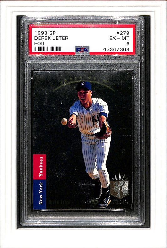 1993 Sp #279 Derek Jeter Foil PSA 6 SN 43367368