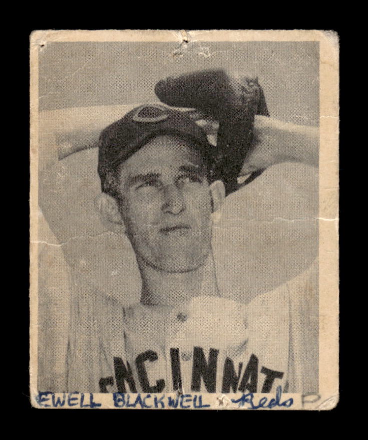 1948 Bowman #2 Ewell Blackwell Cincinnati Reds Poor HOF10011542