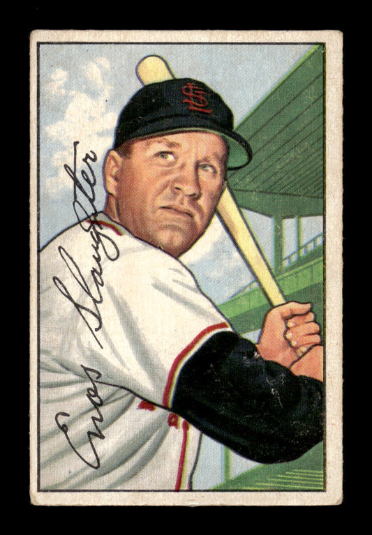 1952 Bowman #232 Enos Slaughter St. Louis Cardinals VG HOF10011544