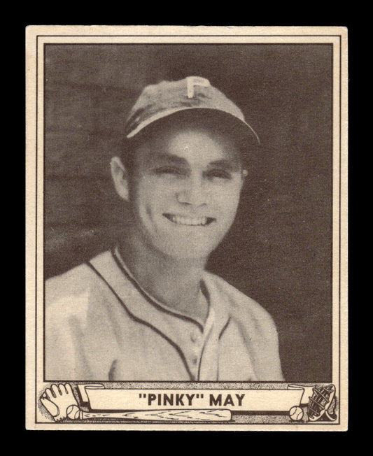 1940 Play Ball #98 Pinky May Philadelphia Phillies EX HOF10011546