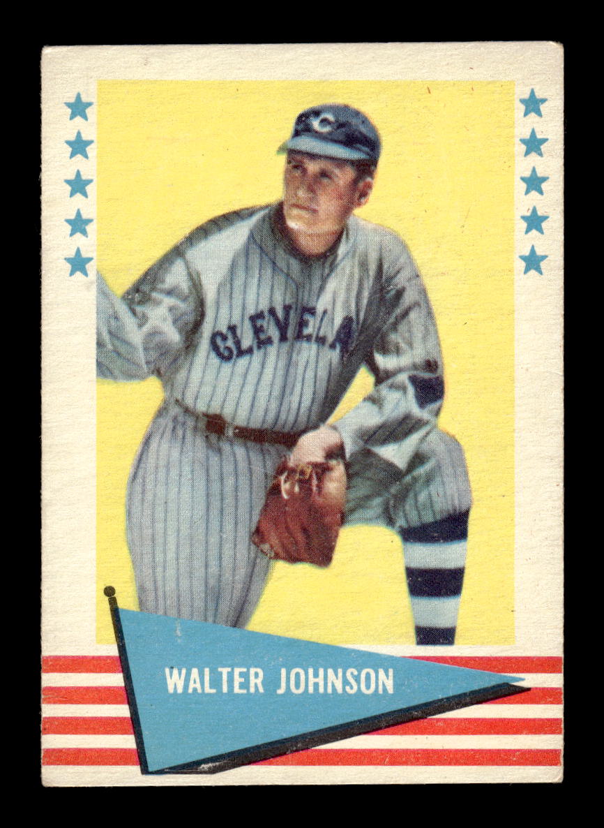 1961 Fleer Baseball Greats (F418-3) #49 Walter Johnson VGEX HOF10011555