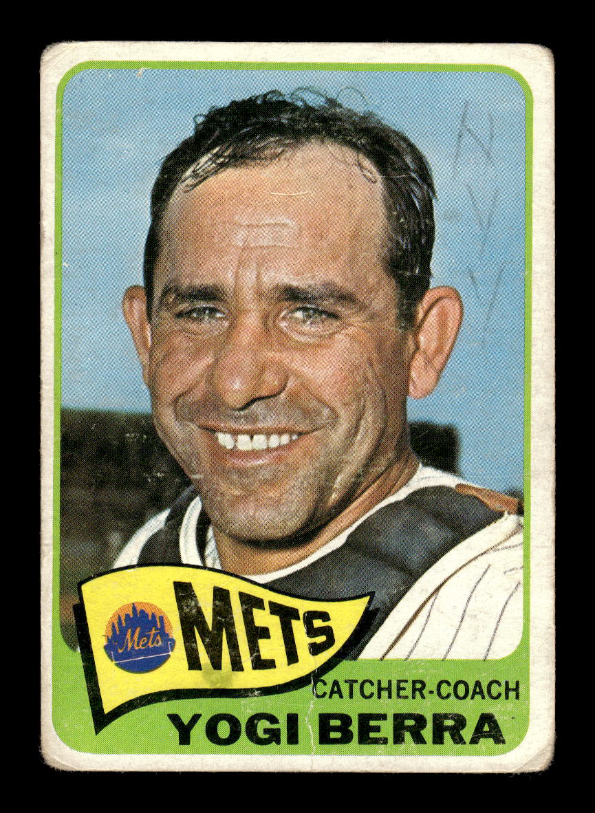 1965 Topps #470 Yogi Berra New York Mets Poor HOF10011557