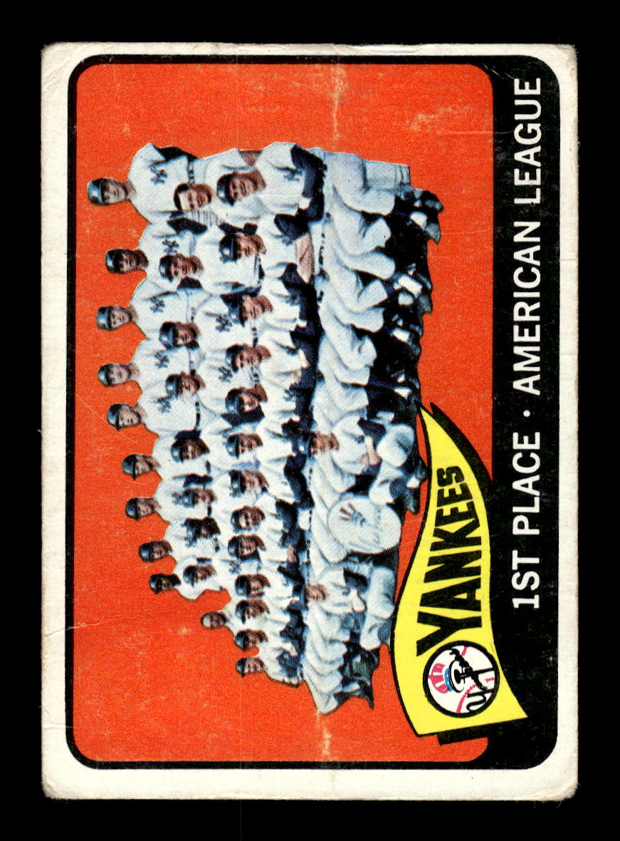 1965 Topps #513 New York Yankees New York Yankees Poor HOF10011559