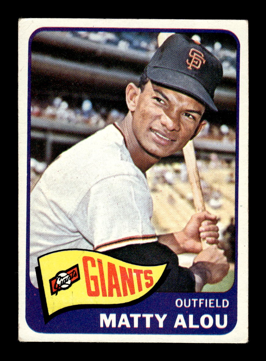 1965 Topps #318 Matty Alou San Francisco Giants VG HOF10011564