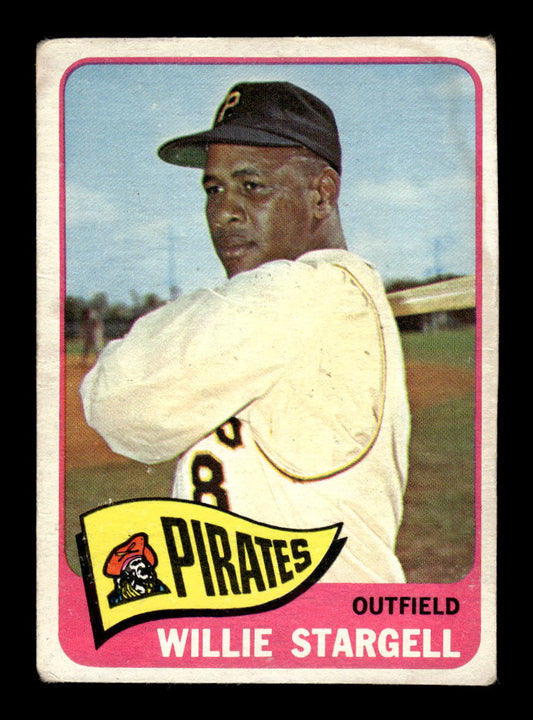 1965 Topps #377 Willie Stargell Pittsburgh Pirates G/VG HOF10011565