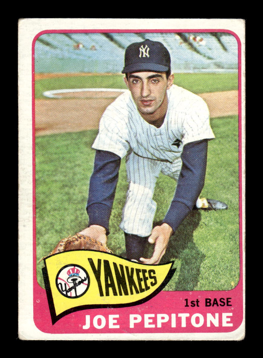 1965 Topps #245 Joe Pepitone New York Yankees G/VG HOF10011566
